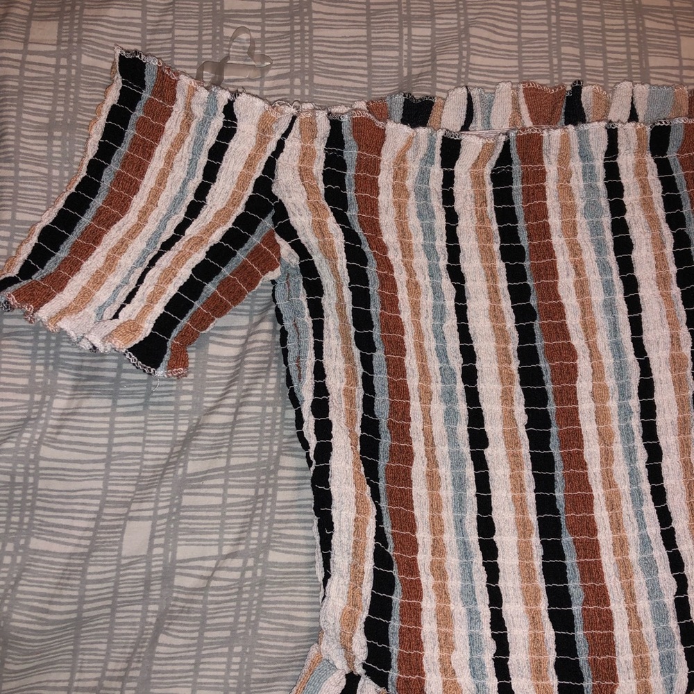 striped jumpsuit